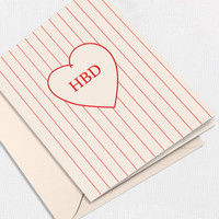 Happy Birthday, Pink Greeting Card All Cards Leslie Store