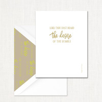 The Desire Of The Humble Greeting Card KJV CARDS Leslie Store