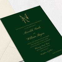 Meredith Wedding Invitations One Layered Leslie Store