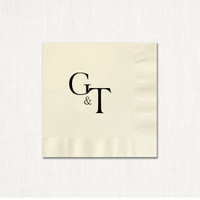 Gabrielle Foil Napkins Beverage & Luncheon Napkins 
