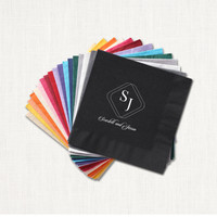 Meredith Foil Napkins Beverage & Luncheon Napkins