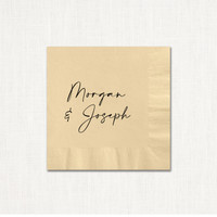 Morgan Foil Napkins Beverage & Luncheon Napkins 