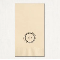 Alexandra Foil Guest Towel Napkins Guest Towel Napkins 