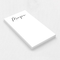 Morgan Notepad Personalized Notepads Leslie Stationery Store