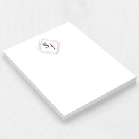 Scarlett Notepad Personalized Notepads Leslie Stationery Store