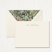 Meredith Couples Stationery Personalized Leslie Store