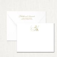 Juliette Couples Stationery Personalized Leslie Store