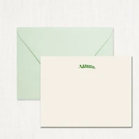 Green Leaf Note Set Stationery Boxed Note Sets Leslie Store