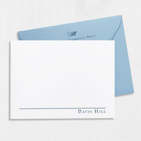 David Hill Personalized Stationery Personalized Stationery Sets Leslie Store