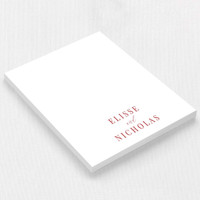 Elisse Notepad Personalized Notepads Leslie Stationery Store