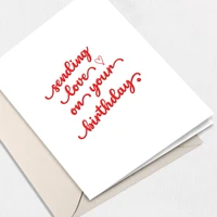 Sending love Happy Birthday Greeting Card All Cards Leslie Store