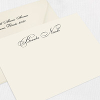 Brooke Personalized Stationery Card