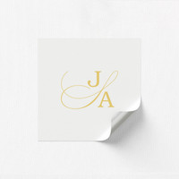Juliette Square Stickers Square Stickers Leslie Stationery Store