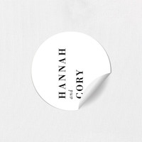 Hannah Round Stickers Round Stickers Leslie Stationery Store