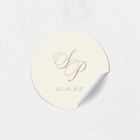 Sophia Round Stickers Round Stickers Leslie Stationery Store