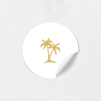 Courtney Round Stickers Round Stickers Leslie Stationery Store