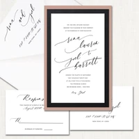 Rina Spice Wedding Invitations Three Layered Leslie Stationery Store