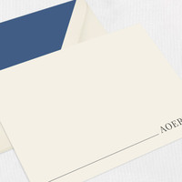 Aoeryn Flat Notecard Custom Stationery Leslie Stationery Store