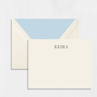Keira Personalized Stationery Card Personalized Stationery Sets Leslie Stationery Store
