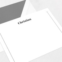 Christian Flat Notecard Custom Stationery Leslie Stationery Store