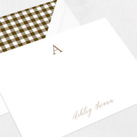 Ashley Flat Notecard Custom Stationery Leslie Stationery Store