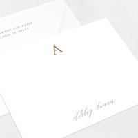 Ashley Flat Notecard Custom Stationery Leslie Stationery Store
