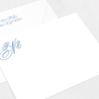 RNE Flat Notecard Custom Stationery Leslie Stationery Store