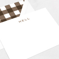Nell Flat Notecard Custom Stationery Leslie Stationery Store