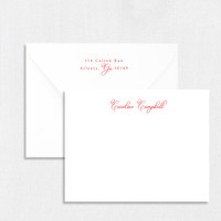 Caroline Personalized Stationery Card Personalized Stationery Sets Leslie Stationery Store