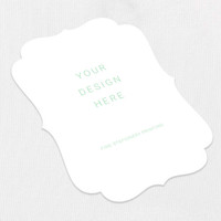 Antique Cards - We Print Your Design Die Cut Cards Leslie Stationery Store