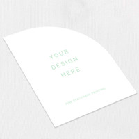 Half-Arch Cards - We Print Your Design Die Cut Cards Leslie Stationery Store