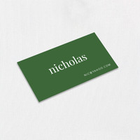 Nicholas Calling Cards Calling Cards Leslie Stationery Store