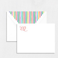 Emma lat Notecard Custom Stationery Leslie Stationery Store