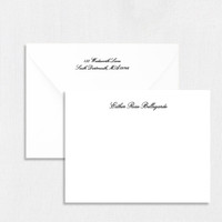 Esther Personalized Stationery Card Personalized Notes & Cards Leslie Stationery Store