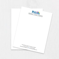 Full Color Raised Letterhead 