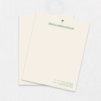 Spot Color Raised Letterhead Letterhead Leslie Stationery Store
