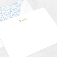 RBH Flat Notecard Custom Stationery Leslie Stationery Store