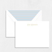 Josie Flat Notecard Custom Stationery Leslie Stationery Store