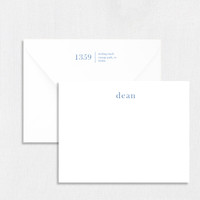 Dean Flat Notecard