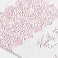 Letterpress Gala Invitations Letterpress Leslie Stationery Store