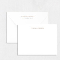 Priscilla Flat Notecard
