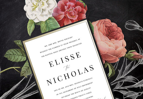 Find Gorgeous Luxury Floral Wedding Invitations Today