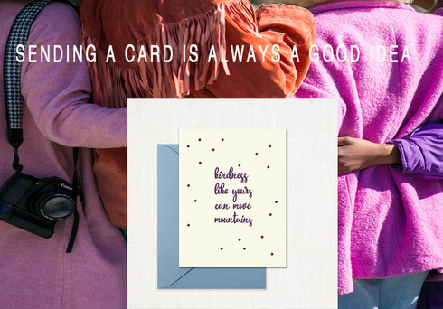 Kindness Like YOURS Move a Mountain 