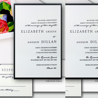 Hand Painted Watercolor Flowers Lined Envelopes