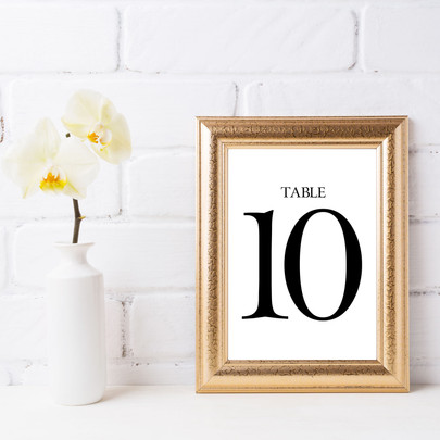 Wedding Table Number elegant wholesale decoration design