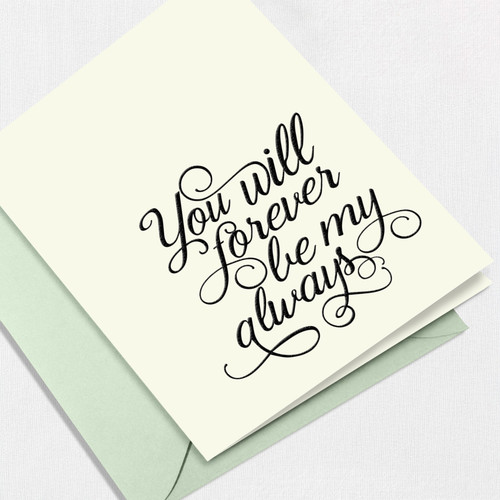 Forever be Greeting Card All Cards Leslie Store