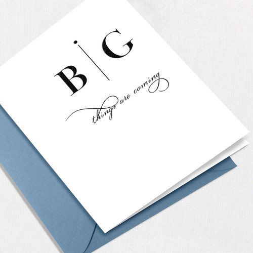 Big Things Greeting Card All Cards Leslie Store