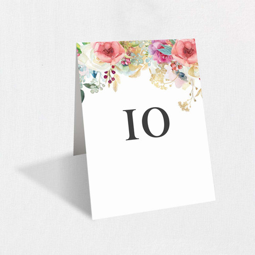 Alicia Table Numbers Table Number Stationery Store & Wedding Invitations by Leslie Store