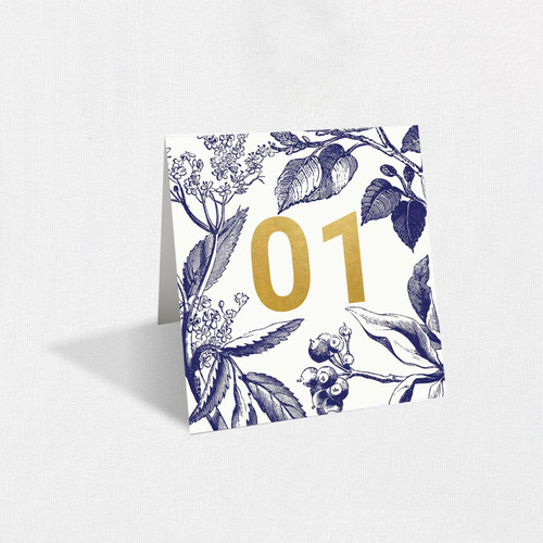 Andrea Table Numbers Table Number Stationery Store & Wedding Invitations by Leslie Store