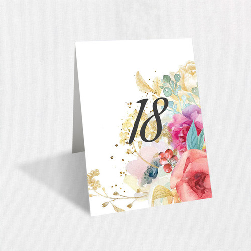 Melanie Table Numbers Table Number Stationery Store & Wedding Invitations by Leslie Store
